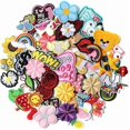 thumbnail image 2 of Pack of 60 Beautiful Embroidered Iron-on and Sew-on Patches for Jacket, Hat, Backpack, Jeans - Random Assortment, 2 of 5
