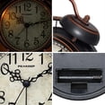 thumbnail image 3 of Retro 4 inches Battery Operated Twin Bell Loud Alarm Clock (Black with Arabic), 3 of 4
