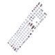 thumbnail image 3 of Teclas PBT de 5 lados con sublimación, 110 teclas, para teclados ópticos mecánicos (inglés y japonés), 3 of 12