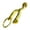 Gold, variant on Equestrian Spur Key Rings Unisex Purse Pendant Alloy Texture Fashionable Bag Charm Suitable for Various Occasions