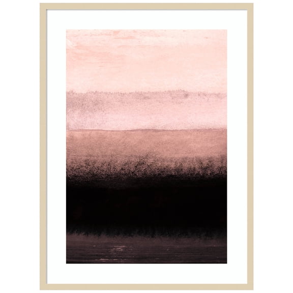 Amanti Art Shades of Pink Wood Framed Wall Art Print