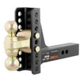 thumbnail image 2 of Curt 2in 14K Lb Trailer Towing Hitch Dual Ball Adjustable Channel Mount, 2 of 12