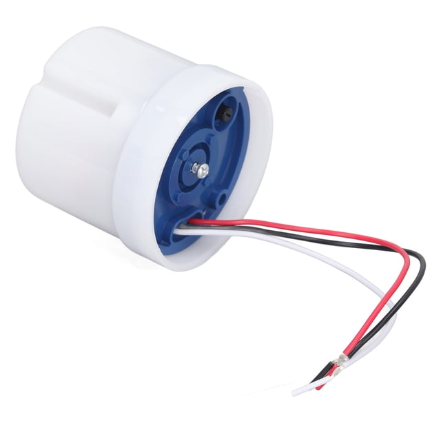 Interruptor Fotoeléctrico Automático Fotocélula Interruptor de Luz de Calle Interruptor de Control de Luz Ajustable 25A Función de Retardo de Tiempo a Prueba de Lluvia para ANGGREK Otros