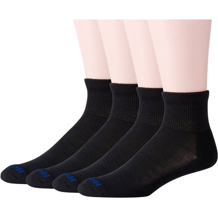 Medipeds Big Men's Diabetic Quarter Socks with Coolmax and Non-Binding ...