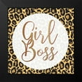 thumbnail image 2 of Allen, Kimberly 12x12 Black Modern Framed Museum Art Print Titled - Girl Boss Leopard 2, 2 of 5
