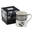 thumbnail image 4 of Spode Heritage 16 Ounce Mug - Black & White Floral Motif, 4 of 5