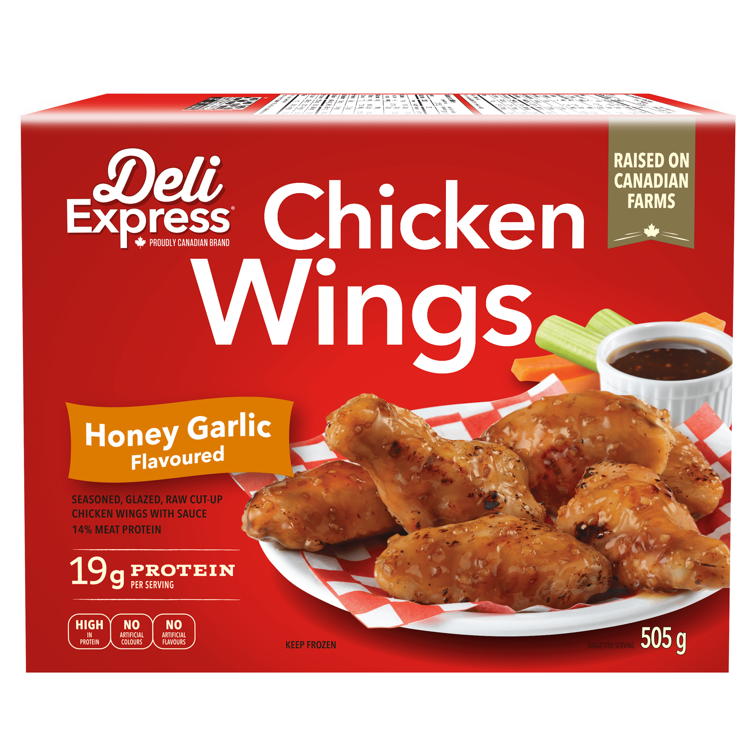 Deli Express Honey Garlic Flavoured Chicken Wings, Deli Express Honey Garlic Chicken Wings