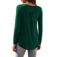thumbnail image 5 of a.Jesdani Womens Plus Size Long Sleeve Tunic Tops Casual Floral Henley Shirts m-4x, 5 of 8