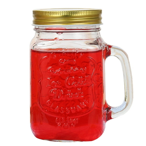 500ml to transparent glass with handle, beverage cup, ice water cup ...