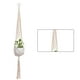 thumbnail image 2 of Advancent Colgador de plantas de macramé hecho a mano, colgador de flores/macetas para decoración de pared Jardín y Patio No.04, 2 of 6