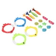 thumbnail image 2 of Torpedos Swim Sinking Set Seahorses Fish Rings Underwater Swimming Pool Toy for Children Kids, 2 of 14