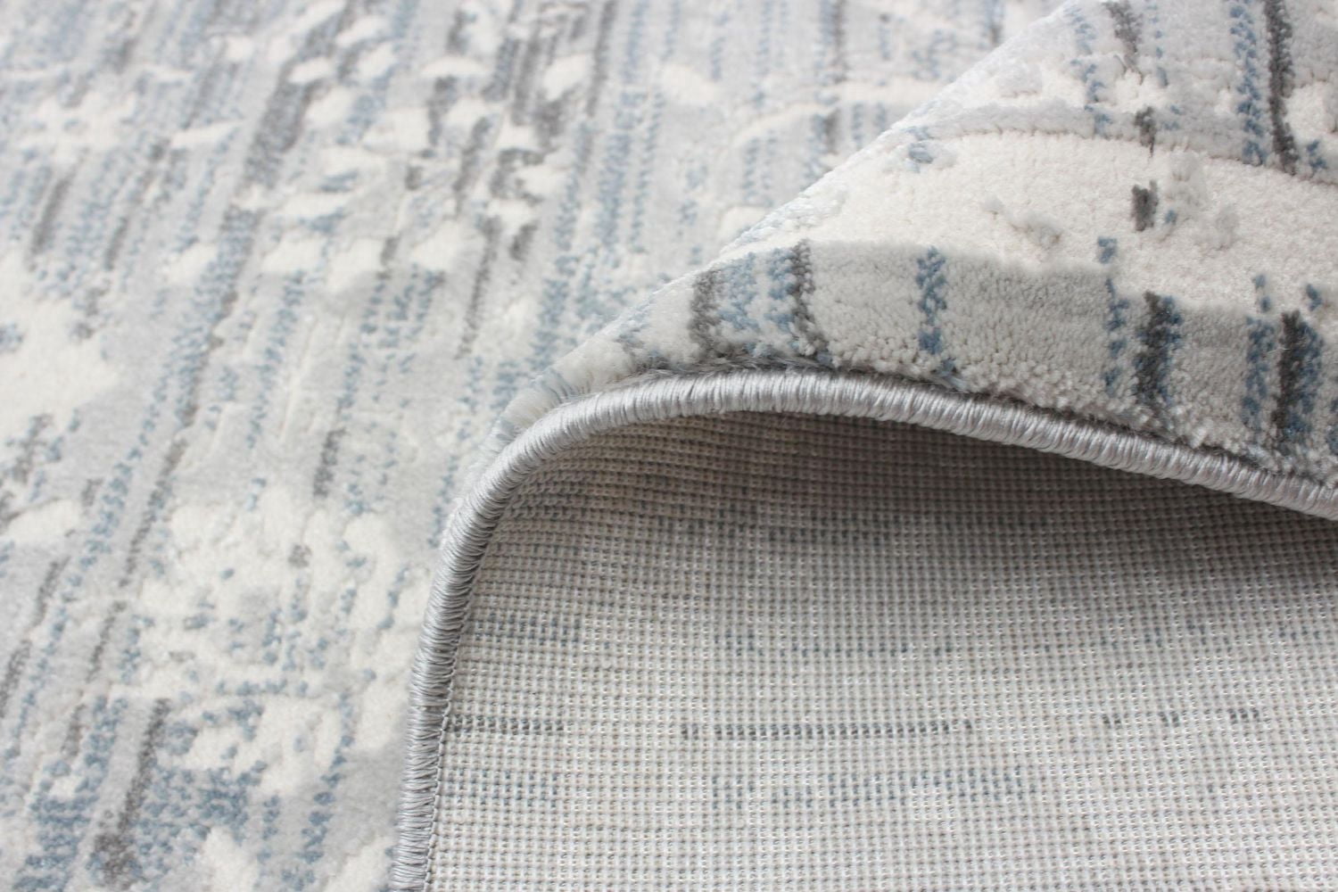 ECARPET Layla Cream, Grey Rug