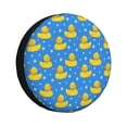 thumbnail image 1 of Fotbe Cute Yellow Rubber Ducks Funda de Llanta de Repuesto con Estampado, Engrosada, Ajuste Universal para Jeep, Remolque, RV, SUV, Camión-14 inch, 1 of 6