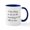 White/Navy Inside, variant on CafePress - A Fun Thing To Do In The Morning Is Not Talk To Me - 11 oz Ceramic Mug - Novelty Coffee Tea Cup