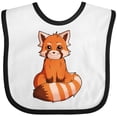 thumbnail image 3 of Inktastic Red Panda T-shirt Boys or Girls Baby Bib, 3 of 4