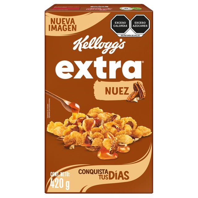 Cereal Kellogg's Extra Sabor a Nuez 420 g