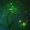 thumbnail image 2 of Tabletop Tree Light, 108 LED DIY Artificial Tree Lamp,Battery+USB Operated Copper Wire String Lights for Bonsai Bedroom Desktop Christmas Party Decor Valentines Day Gifts（Green）, 2 of 7
