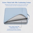 thumbnail image 5 of 15.6 inch Laptop Sleeve, Waterproof Lightweight Protective Cover Bag, Computer Sleeve Handbag with 2 Pockets, Laptop Cover Compatible with 15.6" HP Dell G15 Computer Notebook, Black, 5 of 10