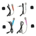 thumbnail image 4 of EXHUMKY 4-Pack Mini Portable Microphones for Phone, Video Recording, Karaoke, , Clear Sound Quality Anywhere, 4 of 8