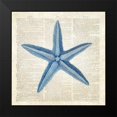 thumbnail image 2 of James, Christopher 20x20 Black Modern Framed Museum Art Print Titled - Starfish Pages, 2 of 5