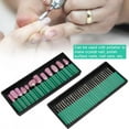 thumbnail image 4 of JUEGO DE AGUJAS DE BROCAS PARA UNADAS, FRESA PARA PULIR UNAS, HERRAMIENTA DE ACCESORIOS PARA MANICURA Y PEDICURA, LIMA DE UMAS, BROCAS PARA CUTÍCULAS PARA MANICURA, PEDICURA,, 4 of 7