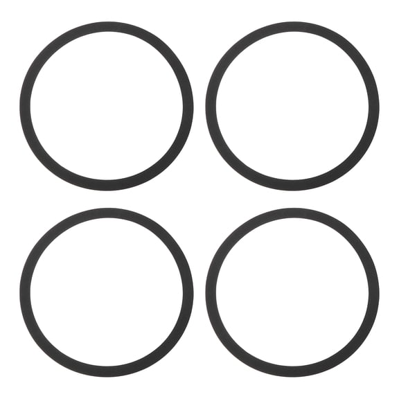 Uxcell Black 12 Inch EVA Foam Speaker Edge Surround Rings Replacement Parts for Speaker Repair or DIY 4 Pcs