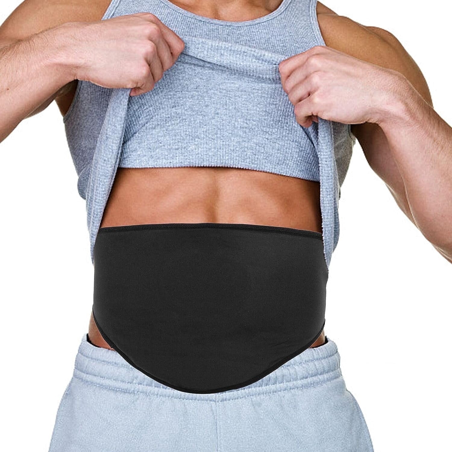 Numjaw Ostomy Belt Ostomy Bag Cover Ostomy Wrap for Sport & Swimming, Ostomy Support Hernia Belt for Men & Women, Inner Pocket to Hold Ostomy Pouch, Ostomy Supplies (M)