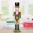 thumbnail image 3 of 2 Uds 30cm Alto Espadachín Cascanueces Decoración de Navidad Estantes Oficina CUTICAT soldado cascanueces, 3 of 8