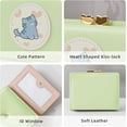 thumbnail image 3 of Wallet Women, Small Cute Cat Trifold Wallets Woman, Ladies Wallet with Heart Shaped Kiss-lock Coin Purse Pouch with ID Window for Card Cash Change, 3 of 8