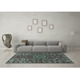 thumbnail image 3 of Ahgly Company Indoor Rectangle Persian Light Blue Traditional Area Rugs, 7' x 10', 3 of 4