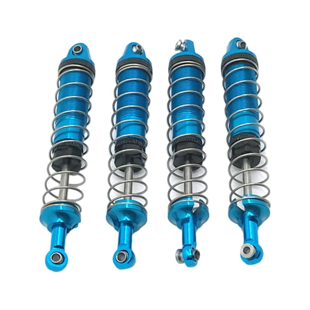 ZheElen RCGOFFLOW Aluminum Alloy Smooth Front Rear Shock Absorber Wear-resistant Rc Front Rear Shock Absorber For 1/12 Wltoys 12402 Blue