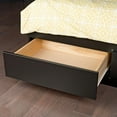 thumbnail image 3 of Prepac Sonoma Queen Platform Storage Bed with Drawers in Black, 3 of 6