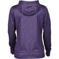 thumbnail image 3 of Women's ProSphere Purple UAlbany Great Danes Football Pullover Hoodie, 3 of 3