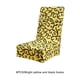 thumbnail image 5 of Funda Elástica para Silla Bewildely 5 Piezas Cómoda Antiarrugas Negro Amarillo Brillante, 5 of 6