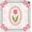 Floral-pink Bow Tulip, variant on Blue Seashell Starfish Coastal Mahjong Mat 31.5 x 31.5 Inch, Preppy Beach Summer Non-Slip Noise Reduction Mahjong Table Mat for American Mah Jong Poker Card Board Games Dominoes