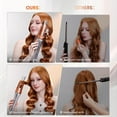 thumbnail image 5 of Hair Automatic Curling Iron 1/1.25 Inch(1 inch / 25mm) with 3 Temperatures, 2-Way Rotation, Anti-Scald, Anti-Tangle, Automatic Shut-Off, Hair Styling Tool Swivel Cord Barrel Rizador De Pelo, 5 of 7