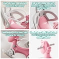 thumbnail image 6 of GVCXZBSS Unicorn Rocking Horse Pink Toddler Balance Bike Ride On Toy 4 Wheels, 6 of 15