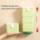 thumbnail image 4 of Naiovety Caja de almacenamiento montada en la pared para cocina, fácil organización, instalación sencilla y práctica que ahorra espacio Organizadores de utensilios de cocina verde, 4 of 6