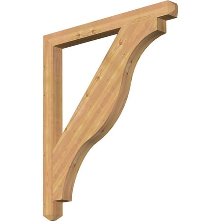 

Ekena Millwork 3 1/2 W x 42 D x 48 H Funston Craftsman Smooth Bracket Western Red Cedar