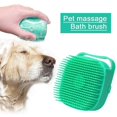 thumbnail image 1 of Silicone Scrubber Tool Pet Massage Bath Brush Shampoo Dispenser For Dog Cat, 1 of 5