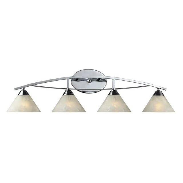 Elk Lighting Elysburg 4 Light Vanity Light en Chrome Poli
