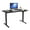 Noir, variante sur Bureau Debout Électrique 47x24 Pouces avec 3 Réglages de Hauteur Mémorisés, Bureau Ergonomique Assis-Debout pour Ordinateur avec Plateau en Bois Assemblé Supporte jusqu'à 110 Lb, Noir