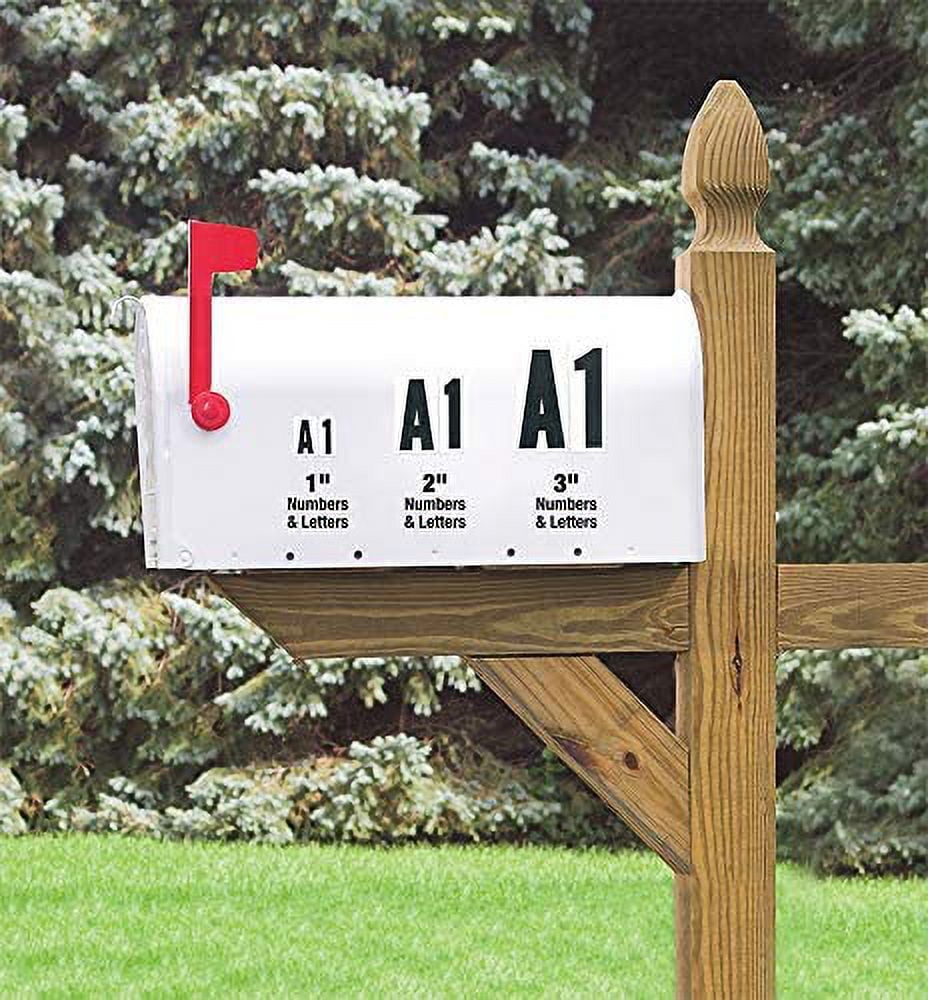 Hy-Ko Reflective Number Vinyl Stickers - 2 In, Multicolor, Adhesive, 26 Piece Set