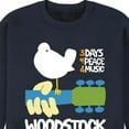 thumbnail image 3 of Woodstock - Guitar - 3 Days of Peace & Music - Men's Crew Neck Fleece Pullover, 3 of 5