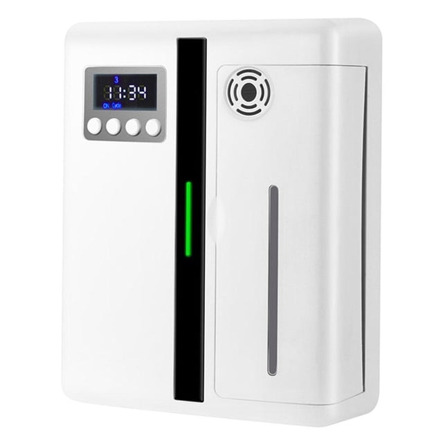 Difusor de aceite esencial Montado en la pared Súper silencioso 160 ml Máquina de Máquina de aire aromático Internet Café Blanco