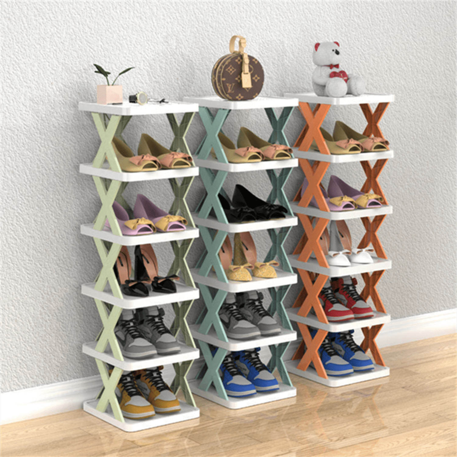 CARRIE- Minimalist Shoe Tower - Wooden Shoe Rack - Closet Organizer - –  Bush Acres