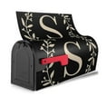 thumbnail image 4 of PHELIKA Classic Monogram Letter S Magnetic Mailbox Covers Post Letter Box Cover Standard Size 21"H x 18"W, 4 of 8
