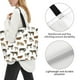 thumbnail image 3 of Balery Cow Bolsa Tote Estilo Estético con Cremalleras, Bolsa de Hombro, Bolsa de Compras Grande y Plegable, 3 of 8