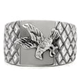 thumbnail image 3 of Luxe Jewelry Designs Men's Stainless Steel Eagle Shaped Ring - Size 11 (Pack of 2), 3 of 4