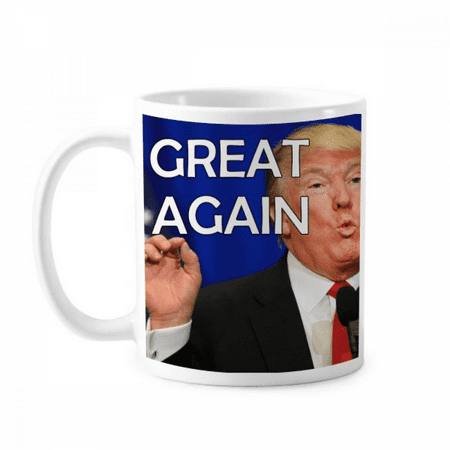 

Funny American Great President Image Mug Pottery Cerac Coffee Porcelain Cup Tableware